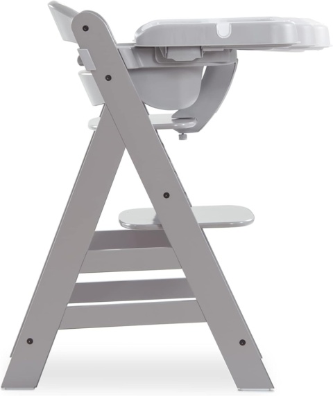 Hauck Alpha Tray 3w1 – regulowany stolik z wyjmowaną tacą do krzesełek Alpha+ i Beta+, szary