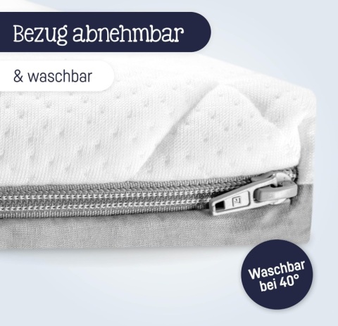 Materac Niemowlęcy Julius Zöllner Fresh & Dry – 60x120 cm, Tencel, Oddychający