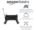 Składany Wózek Ogrodowy i Transportowy Amazon Basics – 115L, Udźwig 120 kg