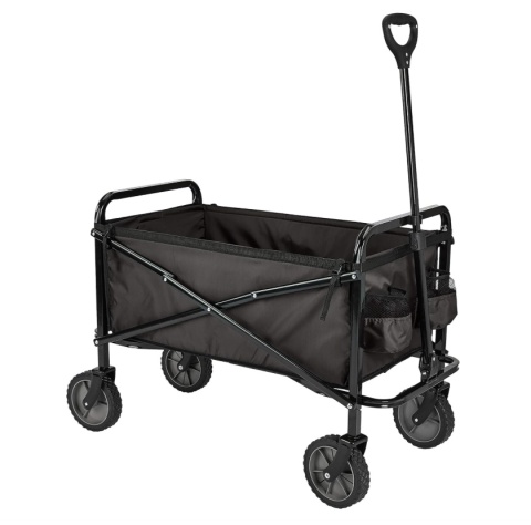 Składany Wózek Ogrodowy i Transportowy Amazon Basics – 115L, Udźwig 120 kg