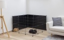 Modułowy Wybieg Kerbl Pet – 12 Elementów 35x35 cm, Kojec dla Małych Zwierząt