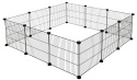 Modułowy Wybieg Kerbl Pet – 12 Elementów 35x35 cm, Kojec dla Małych Zwierząt
