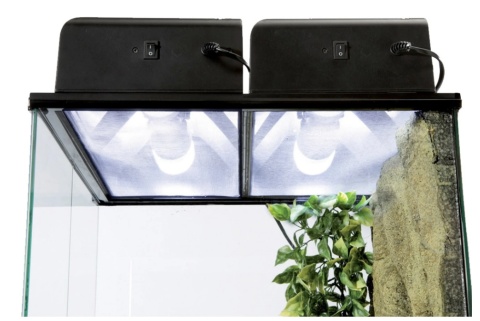 Pokrywa do Terrarium Exo Terra Compact Top 45 cm – Na 2 Lampy E27, z Odbłyśnikiem