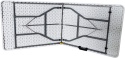 WERKA PRO Składany stół prostokątny 180×74×75 cm – biały, dla 8 osób Cateringowy