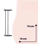 Safety 1st Przedłużenie Rozszerzenie do Bramki 14 cm – Grafitowe