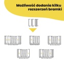 Safety 1st Przedłużenie Rozszerzenie do Bramki 14 cm – Białe