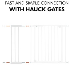 Hauck Przedłużenie do Bramki 21 cm – Białe, Stalowe