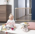 Drewniana Bramka Bezpieczeństwa Badabulle Deco Pop – 63-106 cm, Naturalna