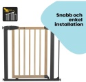 Safety 1st Przedłużenie do Bramki Simply Close Wood & Metal 7 cm – Grafitowe