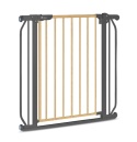 Bramka Ochronna Lionelo Truus Slim – 75-105 cm, Niski Próg, Grafitowa