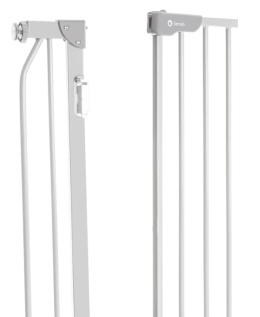 Bramka Ochronna Lionelo Truus Slim LED – 75-105 cm, Czujnik Zmierzchu, Niski Próg