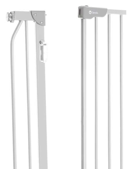 Bramka Ochronna Lionelo Truus Slim LED – 75-105 cm, Czujnik Zmierzchu, Niski Próg