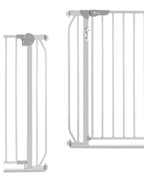 Bramka Ochronna Lionelo Truus Slim LED – 75-105 cm, Czujnik Zmierzchu, Niski Próg